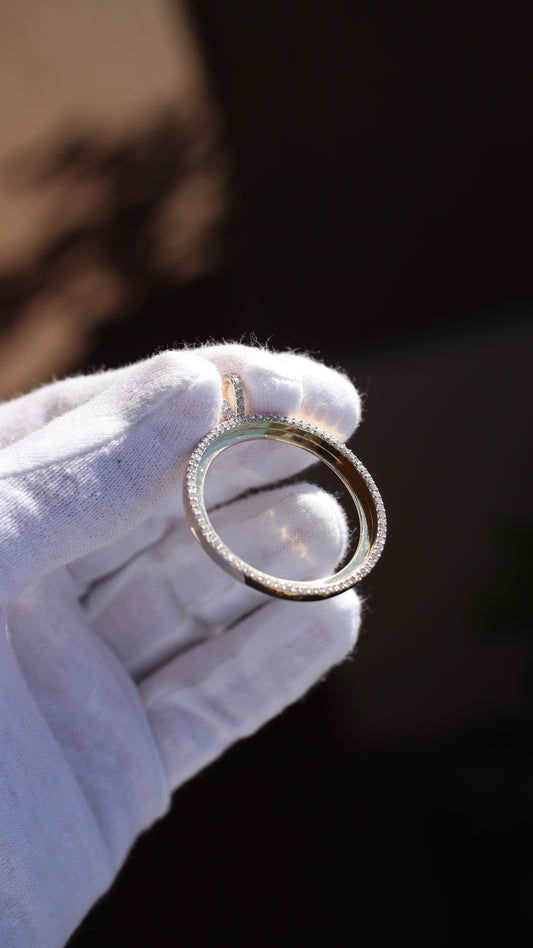 GOLD COIN AND 14k FRAME