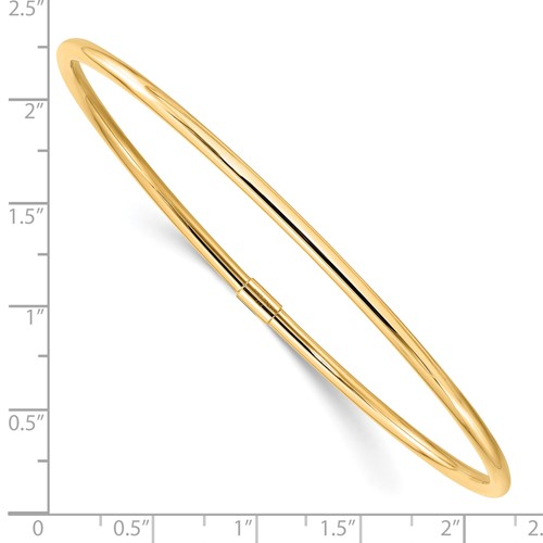 LESLIE'S YELLOW GOLD SLIP-ON BANGLE 10k / SKU 5698-7