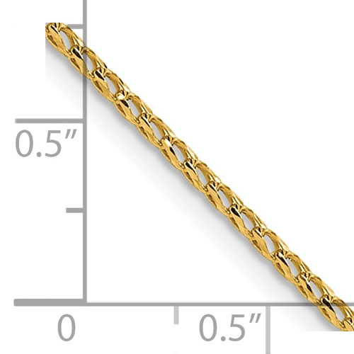 LESLIE'S D/C OPEN FRANCO CHAIN 14K 1mm