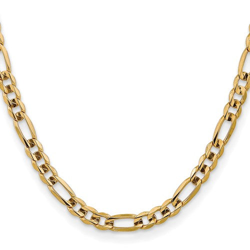 Leslie's 10k 7.5mm Concave Figaro Bracelet