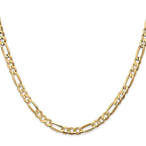 Leslie's 10k 4.5mm Concave Figaro Chain