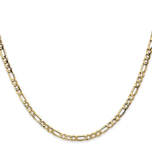 Leslie's 10k 3.5mm Semi-Solid Figaro Chain