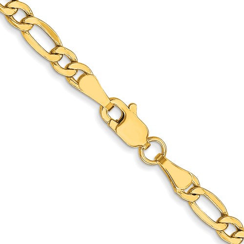 Leslie's 10k 3.5mm Semi-Solid Figaro Chain