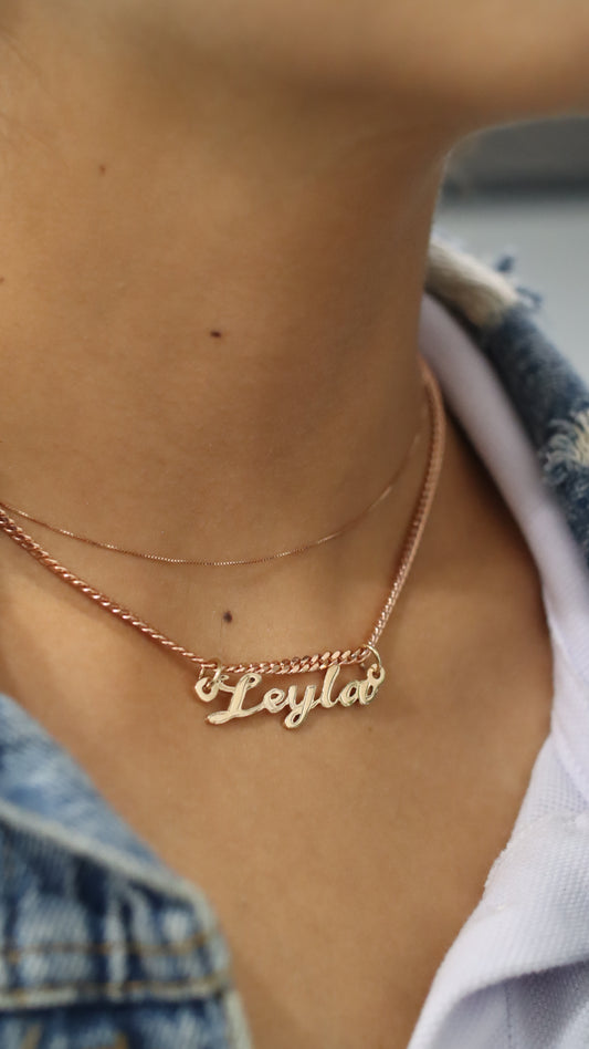 14K Custom Name Plate