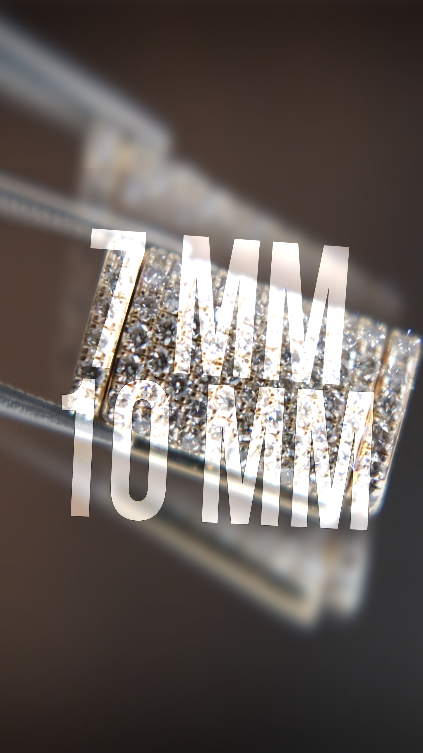 CUBAN DIAMOND LOCK 10k 7mm TO 13mm