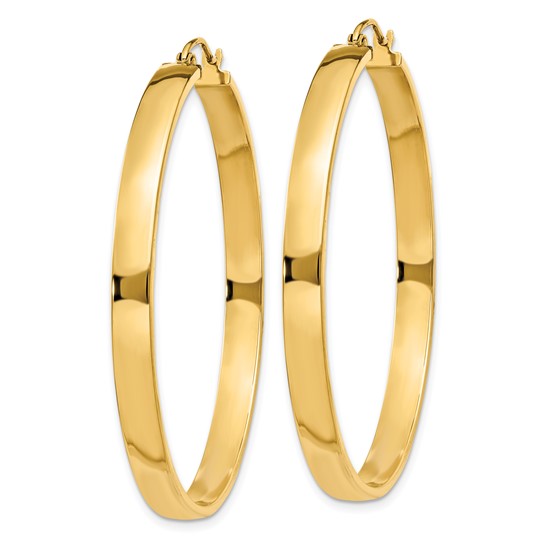 10k Polished Hoop Earring