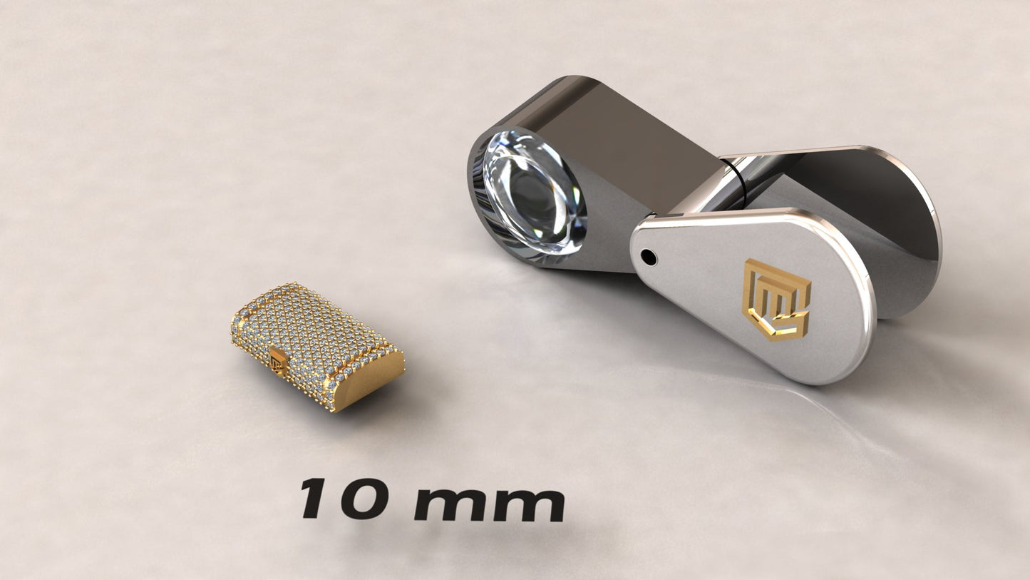 CUBAN DIAMOND LOCK 14k 7mm To 24mm