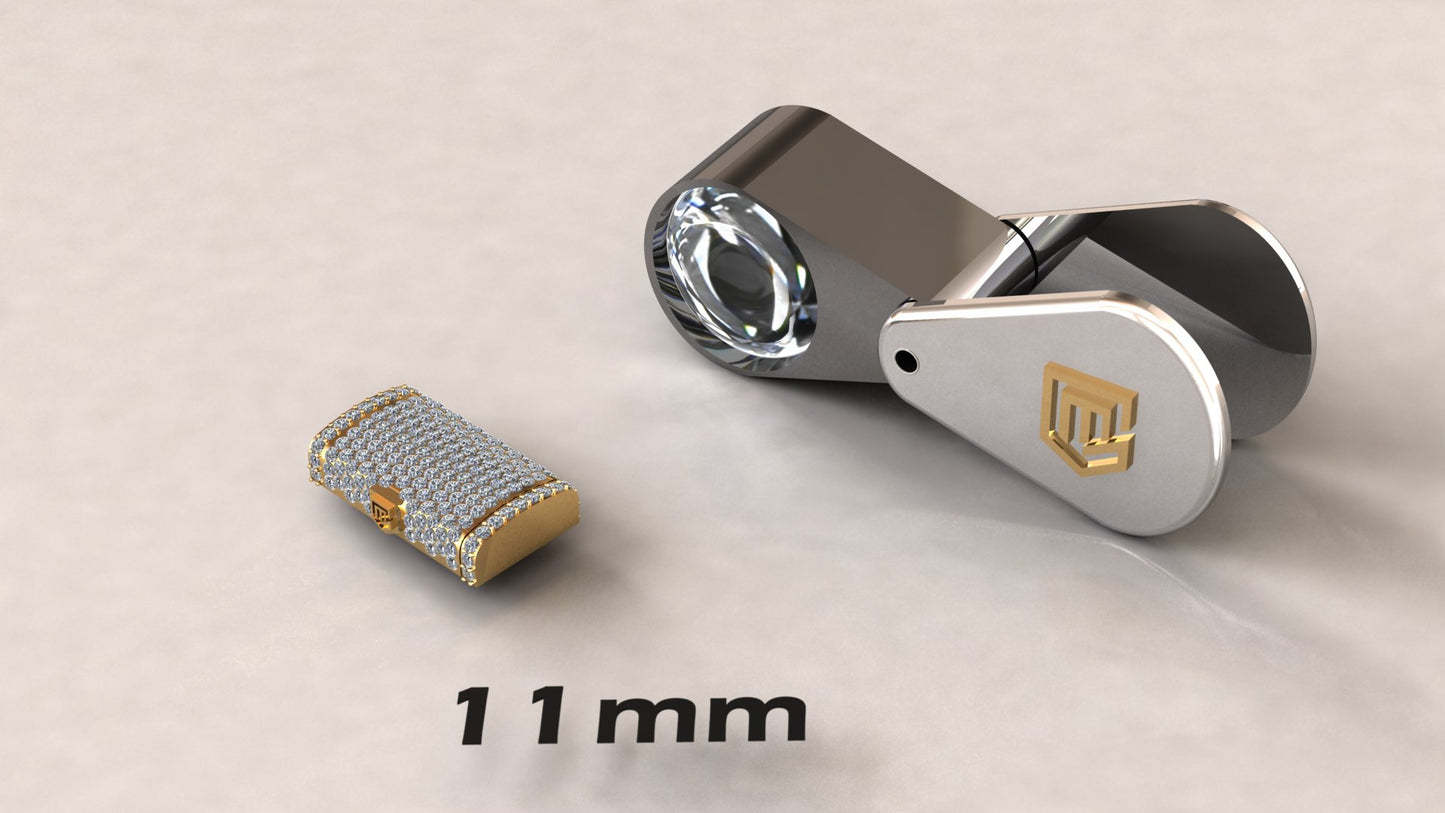 CUBAN DIAMOND LOCK 14k 7mm To 24mm