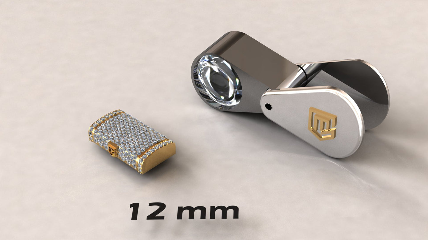 CUBAN DIAMOND LOCK 10k 7mm To 24mm