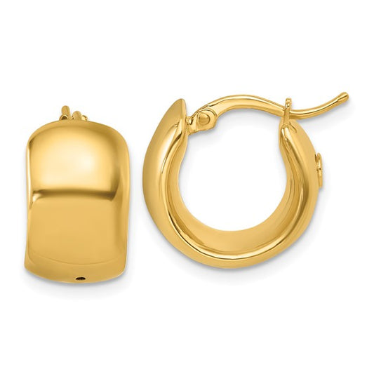 Herco 18K Polished Hoop Earrings