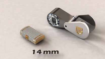 CUBAN DIAMOND LOCK 14k 7mm To 24mm