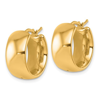 Herco 18K Polished 20mm Hoop Earrings