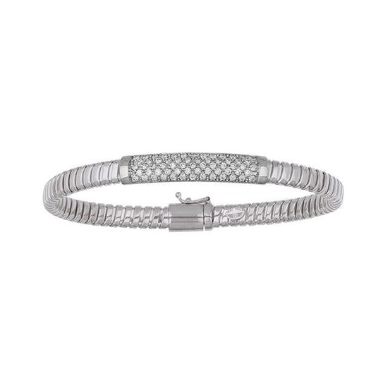 Herco 18K White Gold Bangle 4.8MM