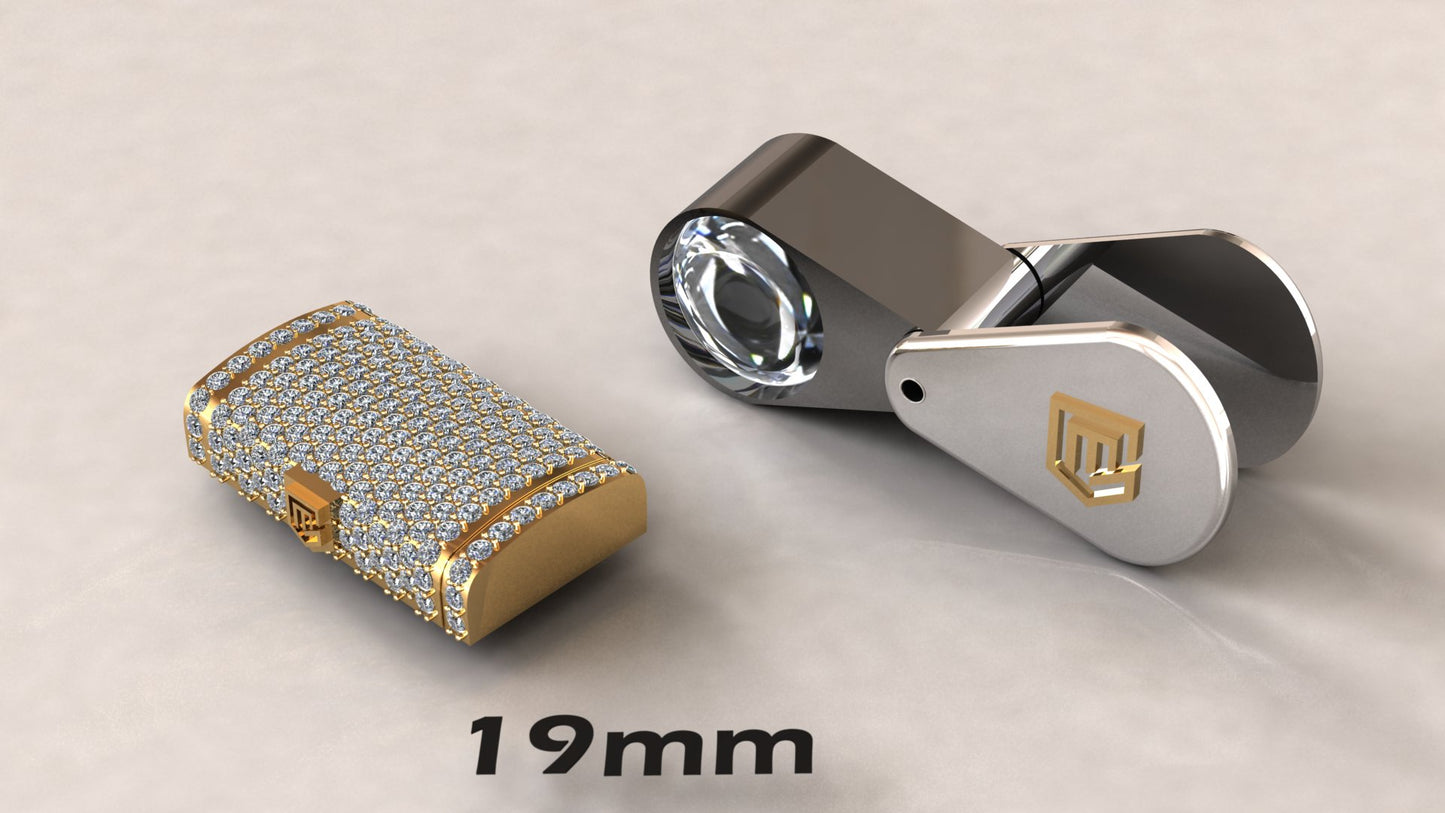 CUBAN DIAMOND LOCK 14k 7mm To 24mm