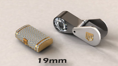 CUBAN DIAMOND LOCK 14k 7mm To 24mm