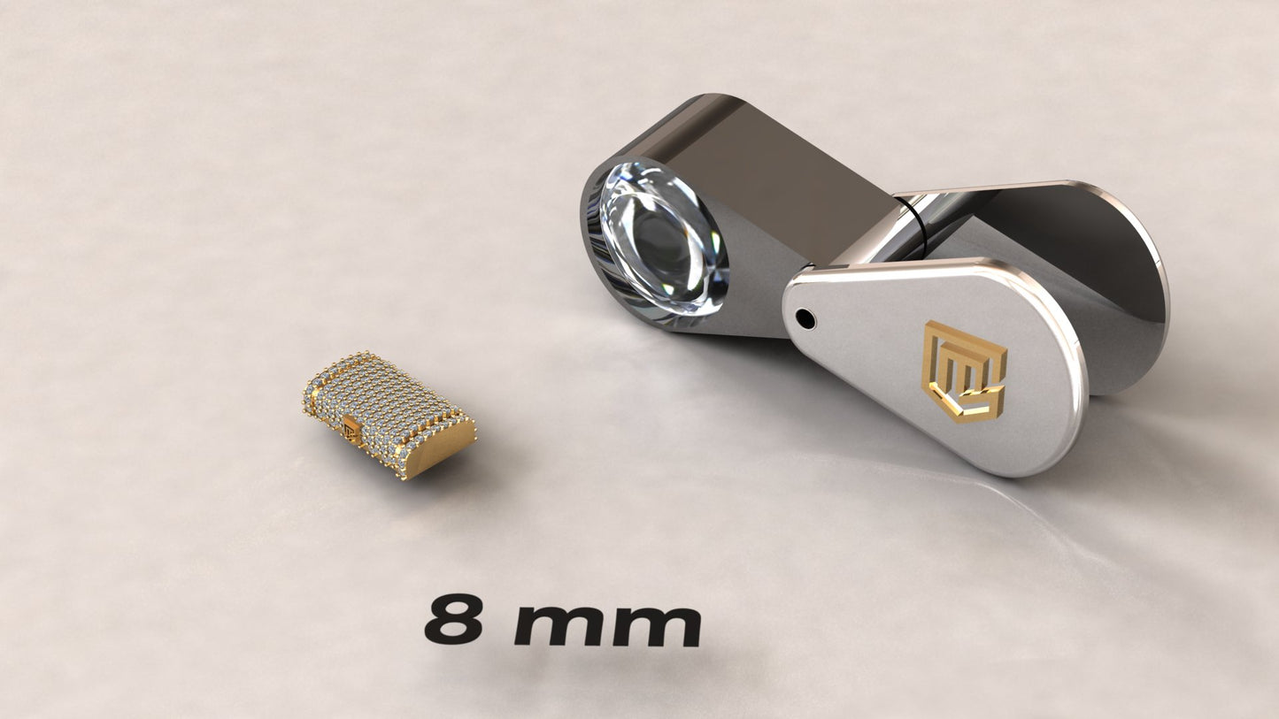 CUBAN DIAMOND LOCK 14k 7mm To 24mm