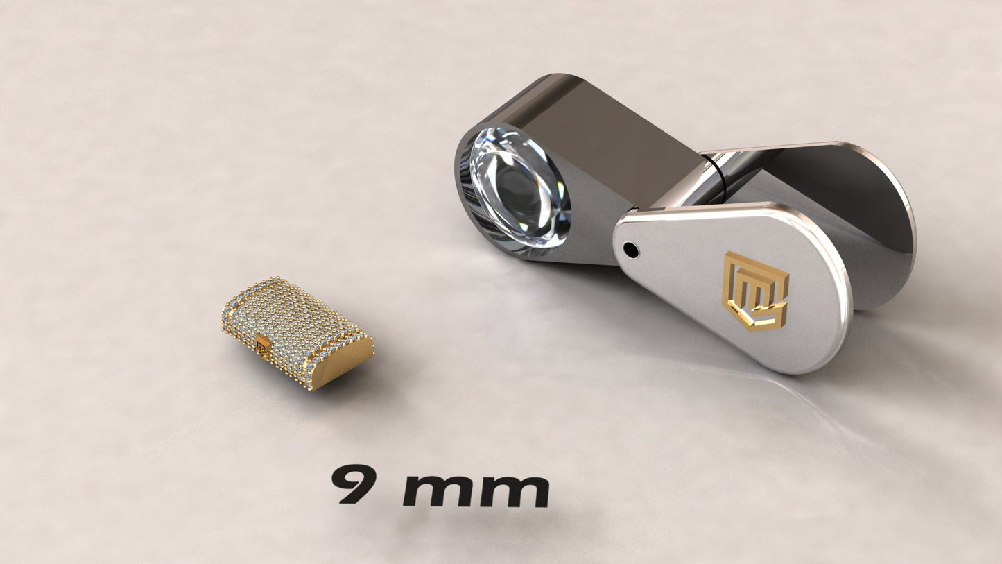 CUBAN DIAMOND LOCK 14k 7mm To 24mm