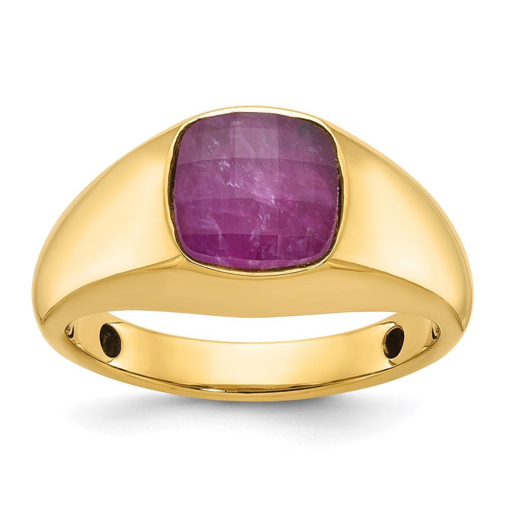 14k IBGoodman Men's Gemstone Ring Mounting