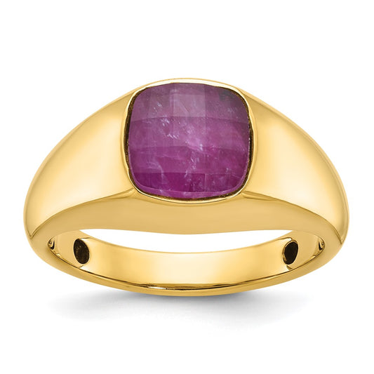 14k IBGoodman Men's Gemstone Ring Mounting