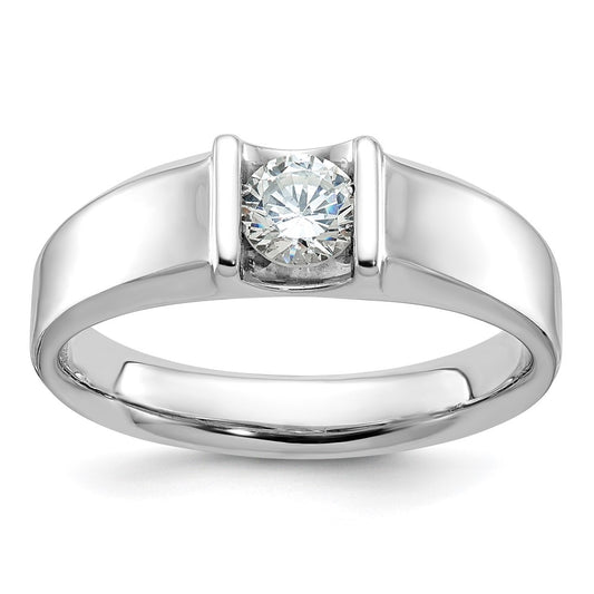14k White Gold IBGoodman Men's Diamond Ring Mounting