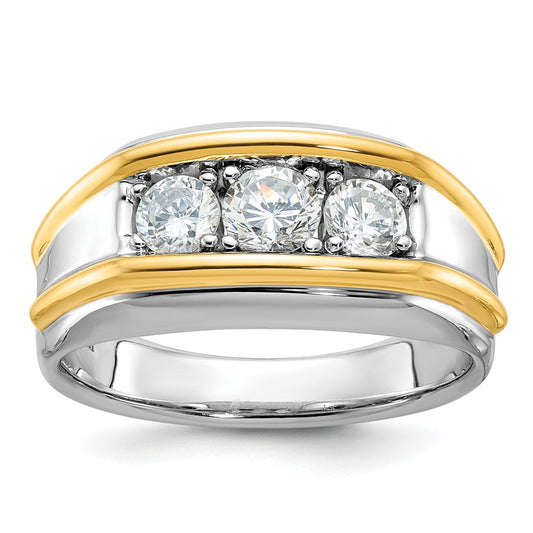 14k Two-tone IBGoodman Men's Diamond Ring Mounting