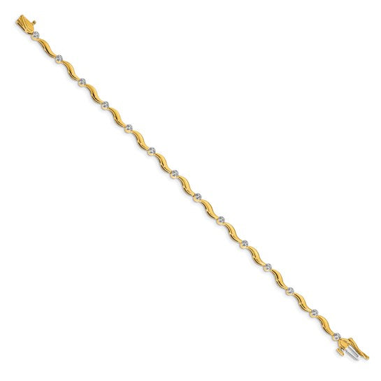 14k Diamond Bracelet