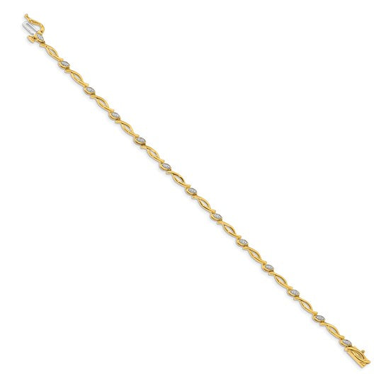 14k Diamond Bracelet