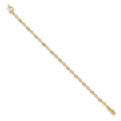 14k Diamond Bracelet