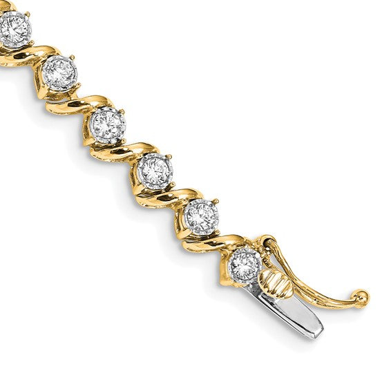 14k Diamond Bracelet