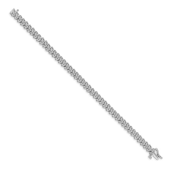 14k White Gold Diamond Fancy Bracelet