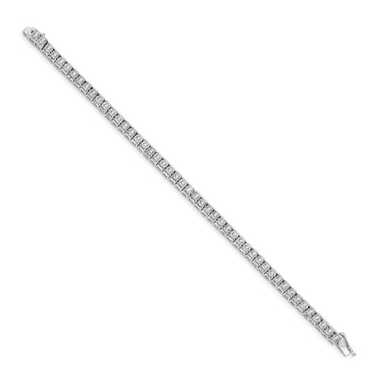 14k White Gold Diamond Tennis Bracelet