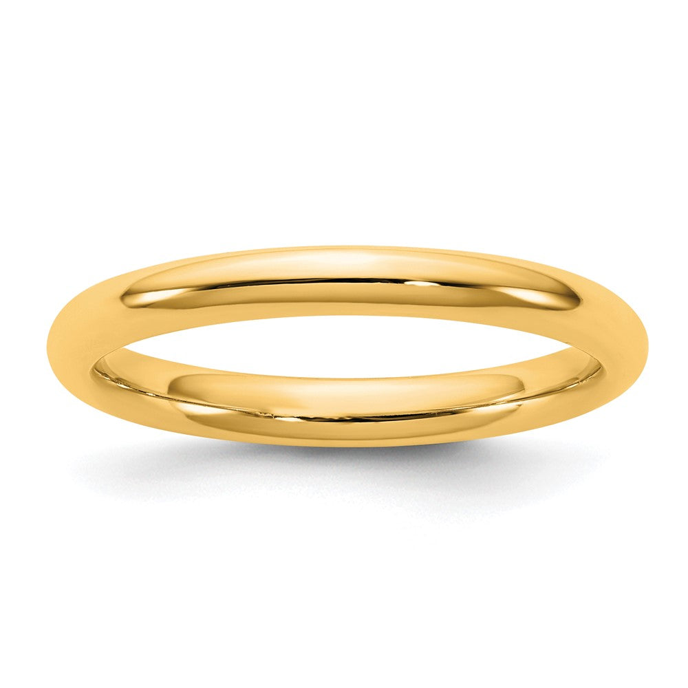14KY 2.5mm Standard Comfort Fit Band Size 5.5
