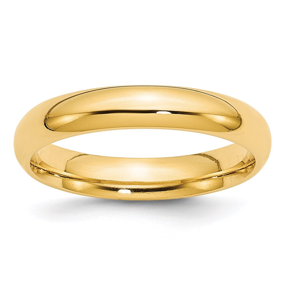 14KY 4mm Standard Comfort Fit Wedding Band Size 5.5