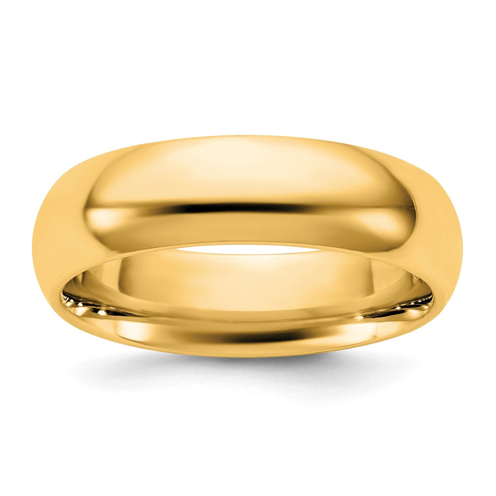 14KY 5.5mm Standard Comfort Fit Band Size 9.5