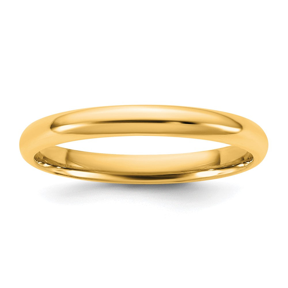 14KY 2.5mm LTW Comfort Fit Band Size 7.5