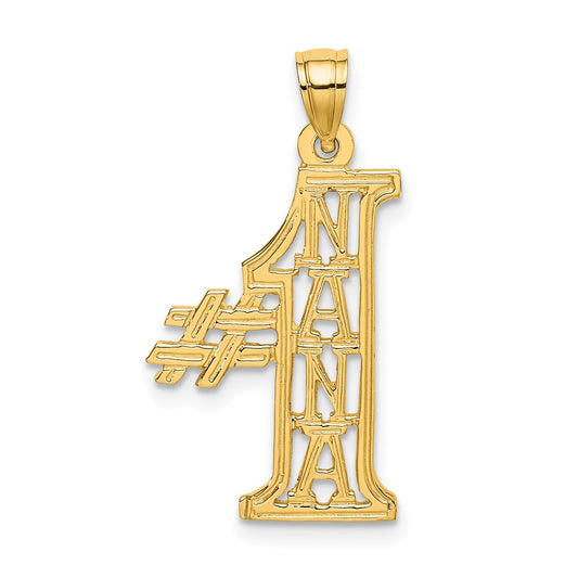 14K #1 NANA Charm