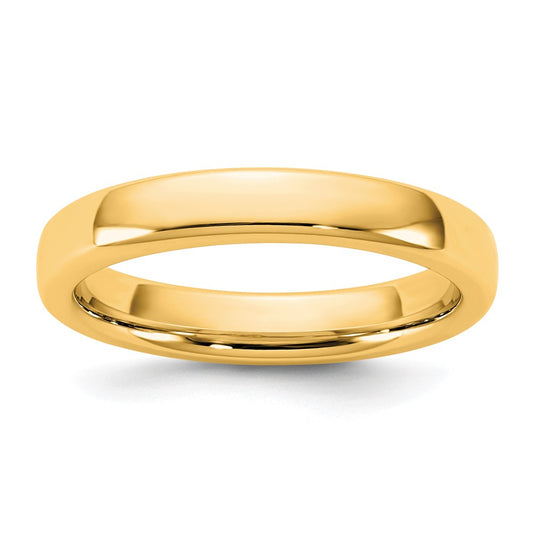 14KY 3.5mm European Comfort Fit Band Size 7.5