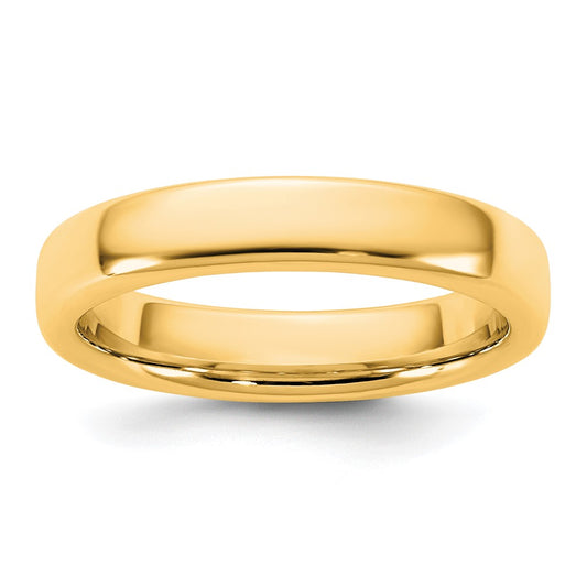 14KY 4mm European Comfort Fit Band Size 5.5