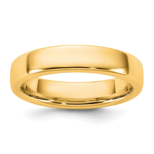 14KY 4.5mm European Comfort Fit Band Size 8.5