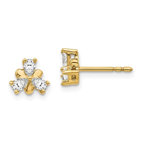 14k Diamond Earrings