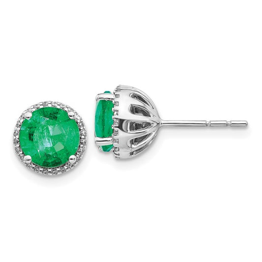 Diamond & Gemstone Post Earrings