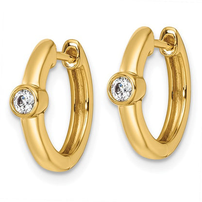 14Ky True Origin Lab Grown Diamond VS/SI DEF Hinged Hoops