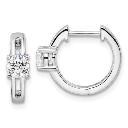 14KW True Origin Lab Grown Diamond VS/SI DEF Hinged Hoops