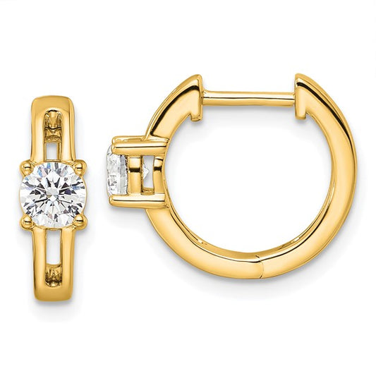 14Ky True Origin Lab Grown Diamond VS/SI DEF Hinged Hoops