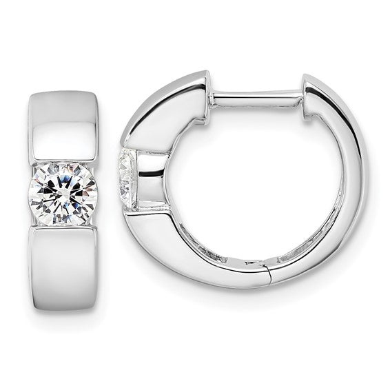 14KW True Origin Lab Grown Diamond VS/SI DEF Hinged Hoops