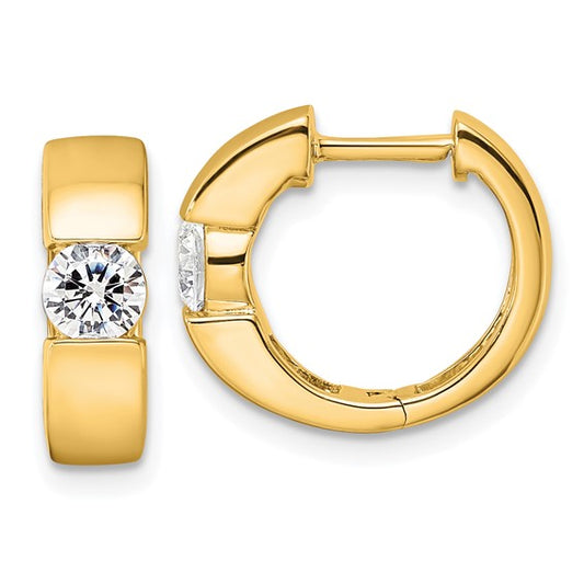 14Ky True Origin Lab Grown Diamond VS/SI DEF Hinged Hoops