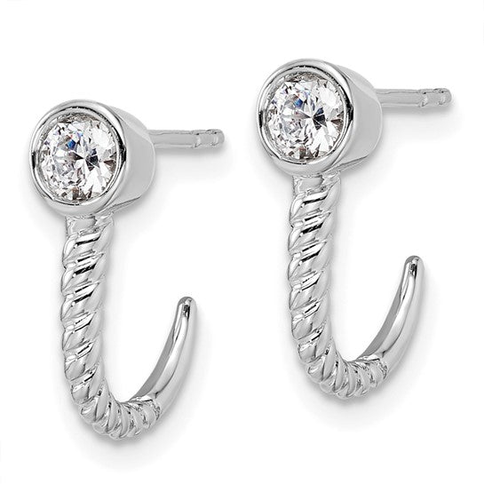 14KW True Origin Lab Grown Diamond VS/SI DEF J Hoops