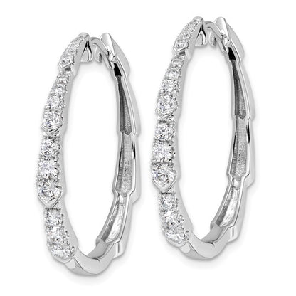 14Kw True Origin Lab Grown Diamond VS/SI DEF Hoop Earrings