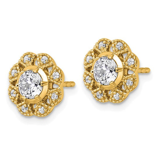 14Ky True Origin Lab Grown Diamond VS/SI DEF Earrings