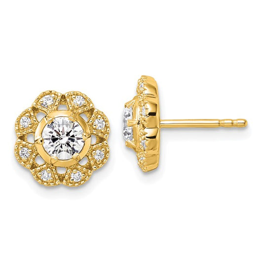 14Ky True Origin Lab Grown Diamond VS/SI DEF Earrings